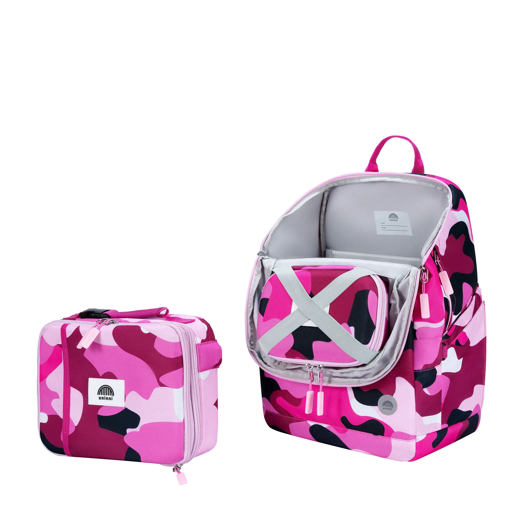 Arden Pencil Case - Camo Kid Fuchsia