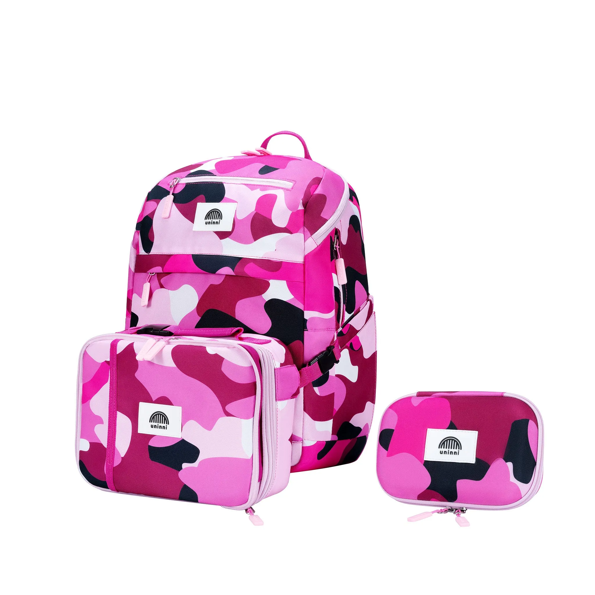 Arden Pencil Case - Camo Kid Fuchsia