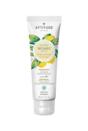 Attitude Super Leaves Regenerating Body Cream - Lemon Leaves 240ml