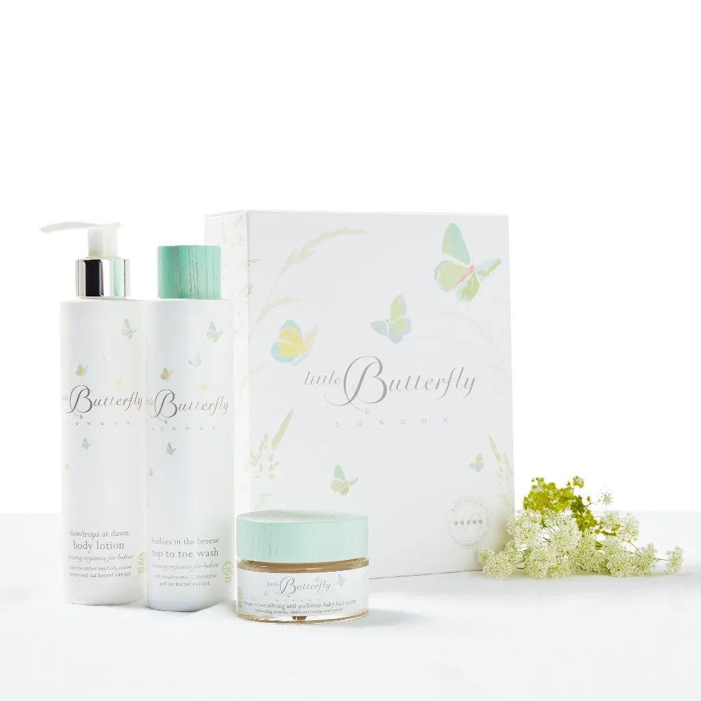 Baby Skin Care Bestsellers Kit by Little Butterfly London