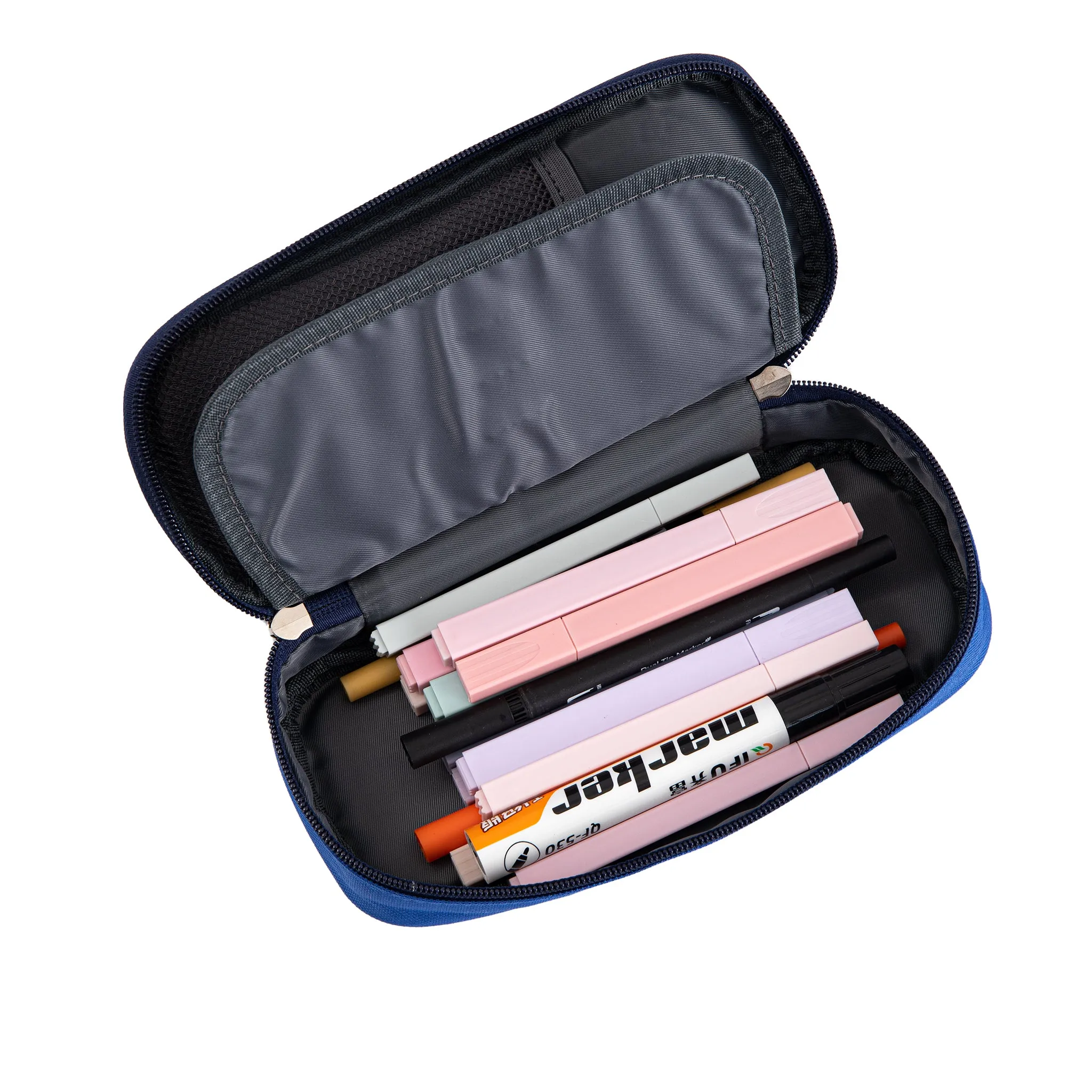 Big Capacity Pencil Case - Blue