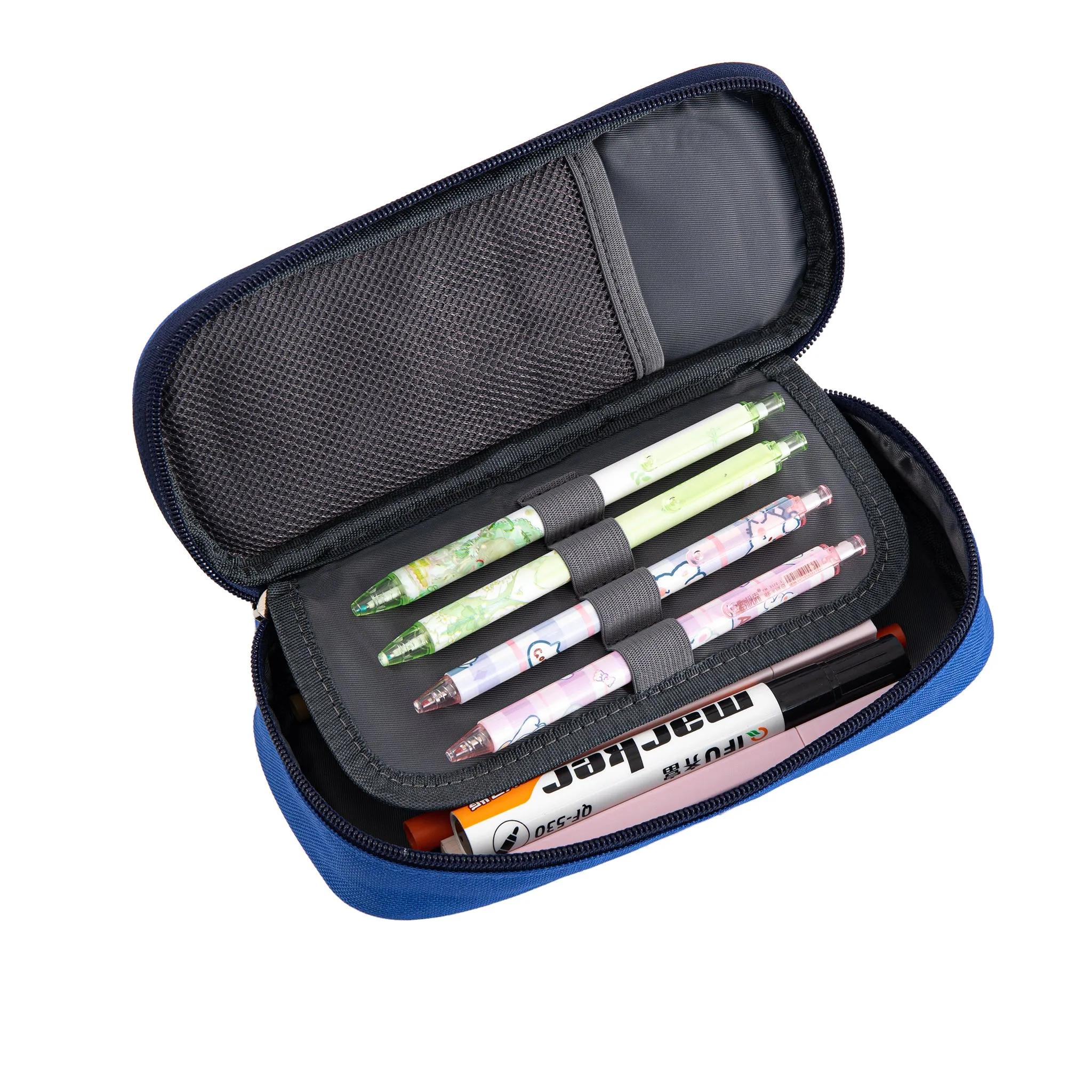 Big Capacity Pencil Case - Blue