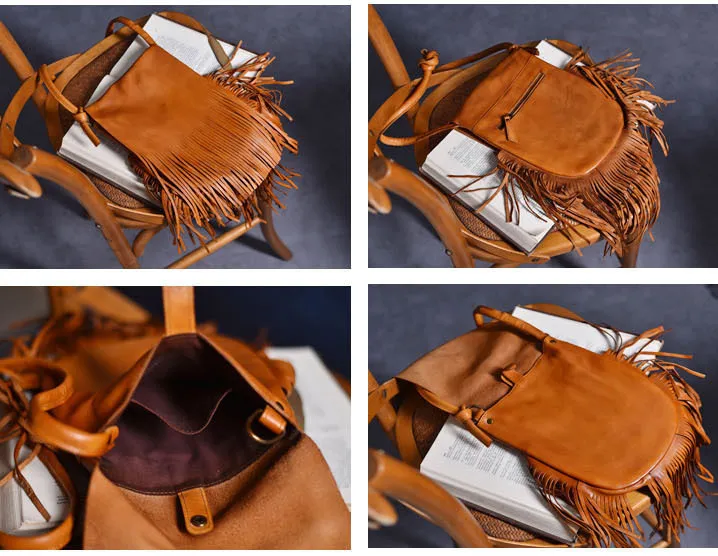 Boho Womens Fringe Crossbody Purse Ladies Shoulder Bag