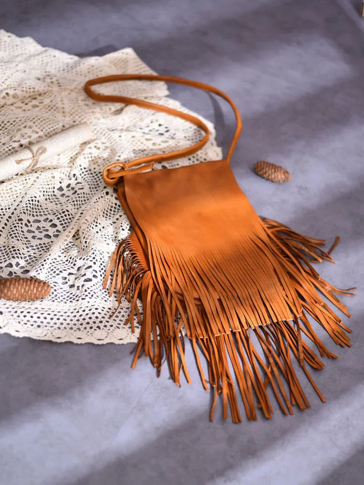 Boho Womens Fringe Crossbody Purse Ladies Shoulder Bag