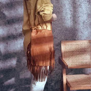 Boho Womens Fringe Crossbody Purse Ladies Shoulder Bag