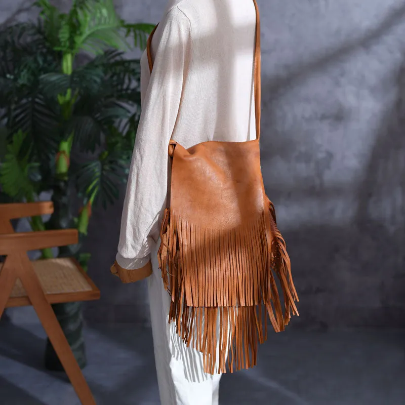 Boho Womens Fringe Crossbody Purse Ladies Shoulder Bag