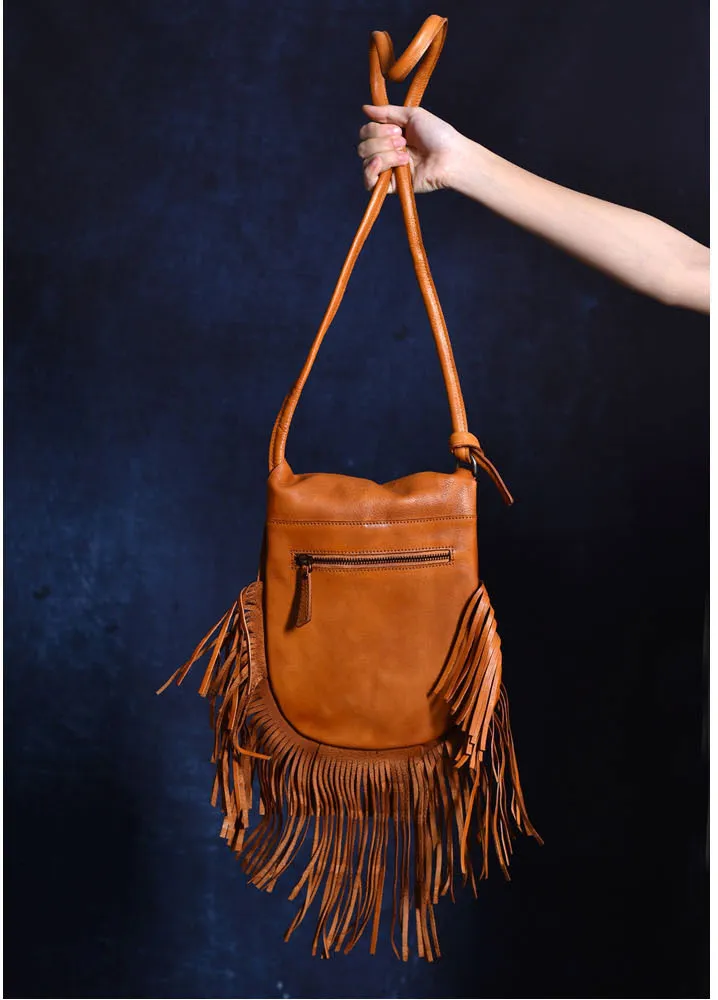 Boho Womens Fringe Crossbody Purse Ladies Shoulder Bag