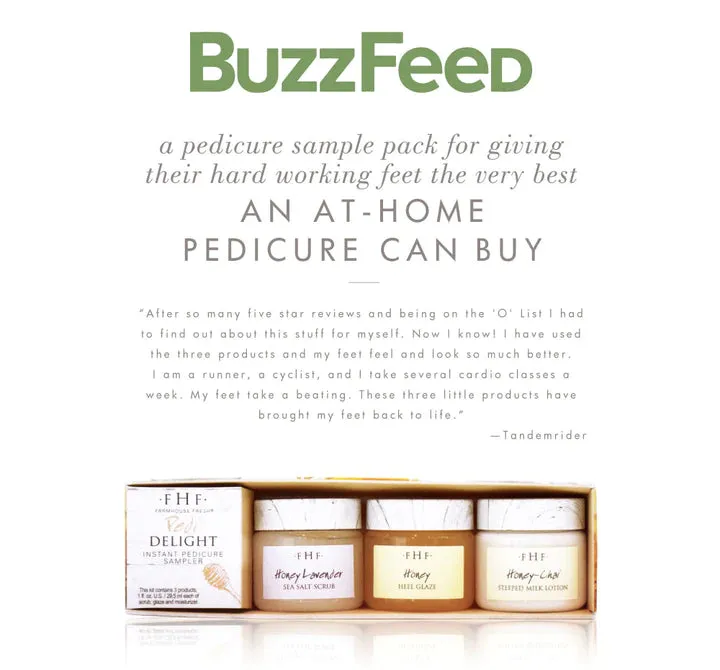 FarmHouse Fresh Pedi Delight Instant Pedicure Sampler