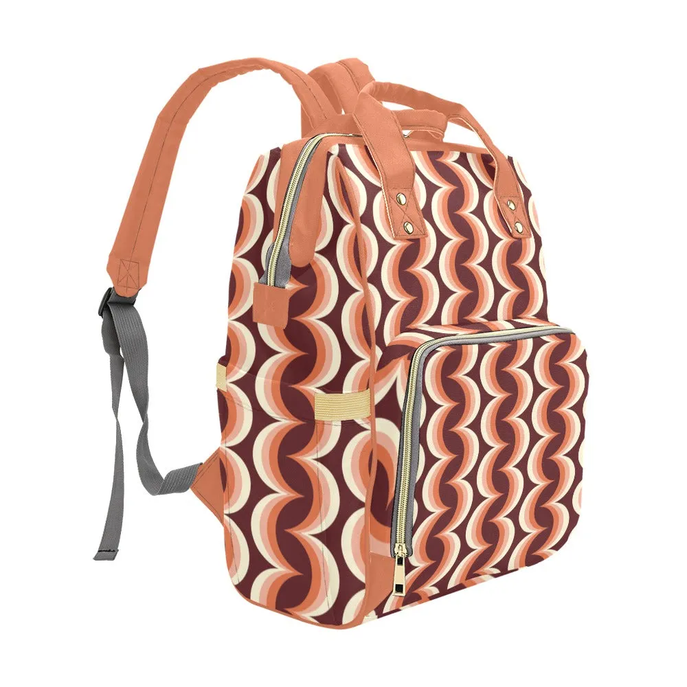 Groovy Waves Multi-Function Backpack