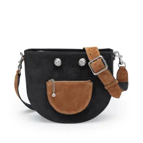 Happie black silver bag
