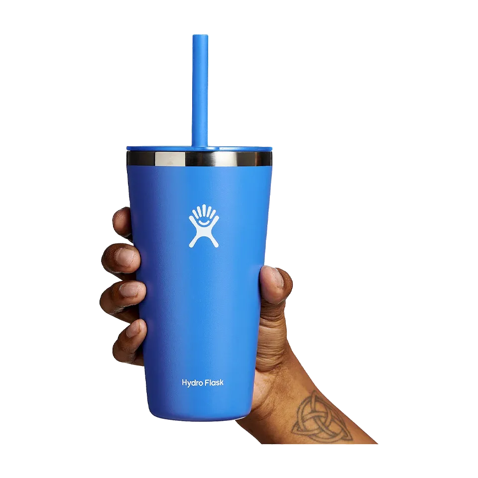Hydro Flask 28 oz All Around Tumbler with Straw Lid Cascade