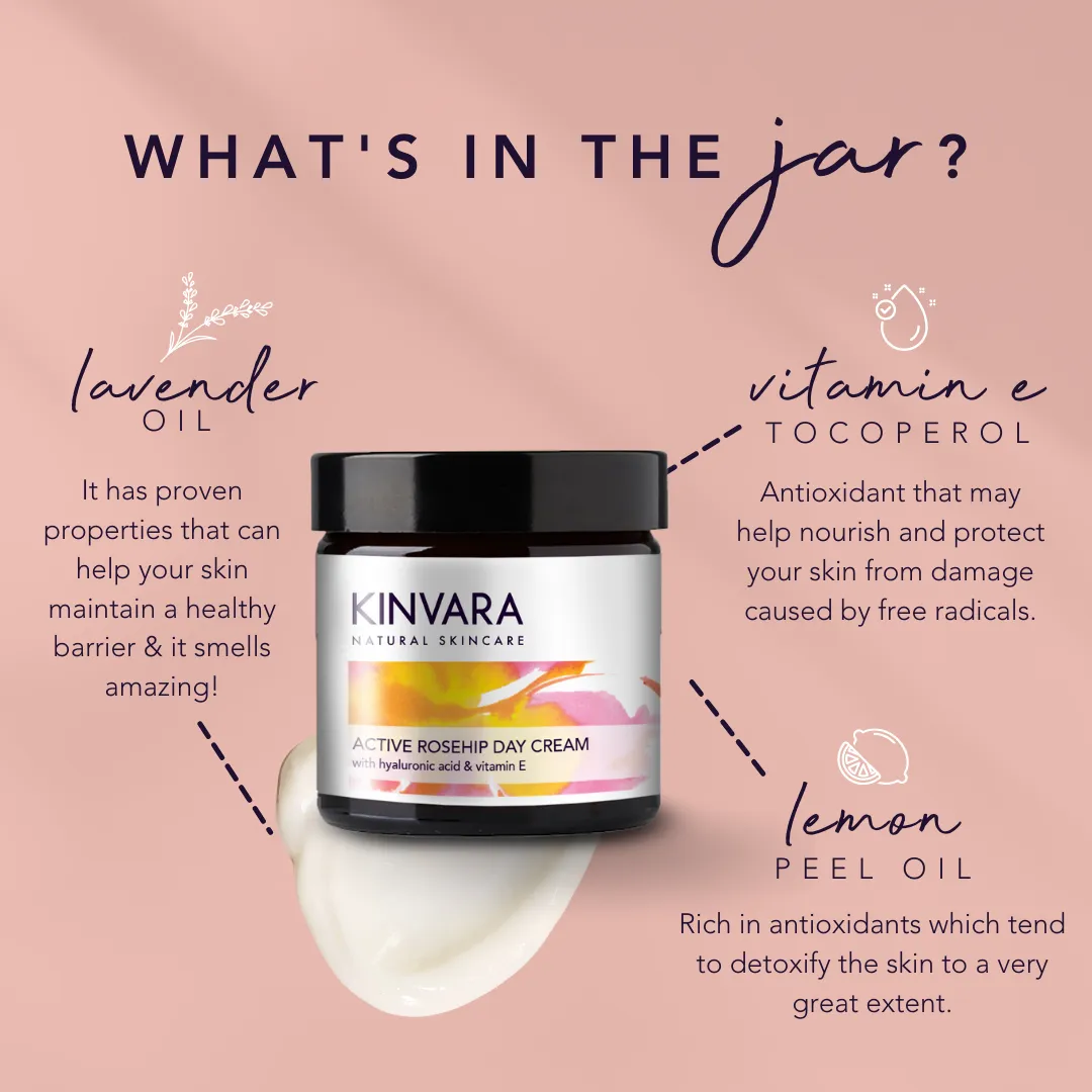 Kinvara Skincare Active Rosehip Day Cream