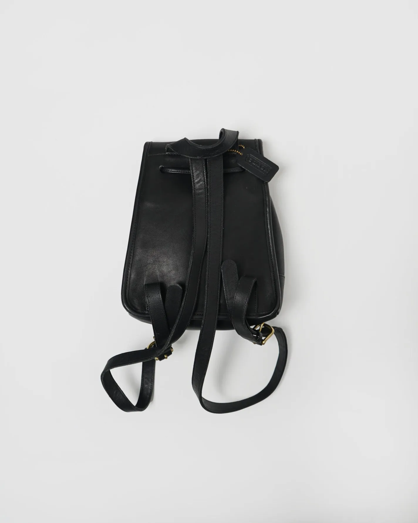 Leather Backpack / Black