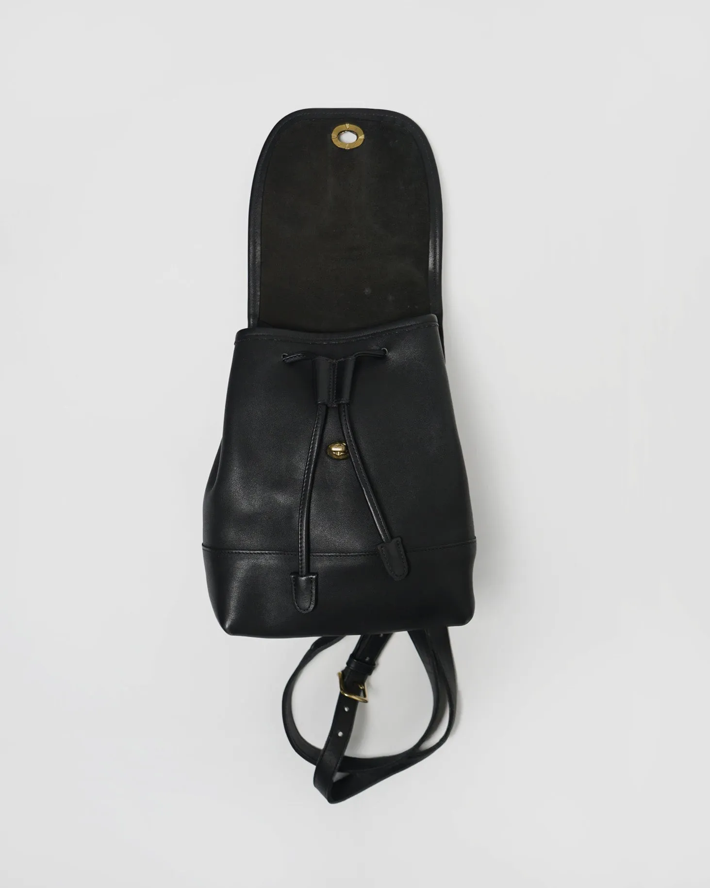 Leather Backpack / Black
