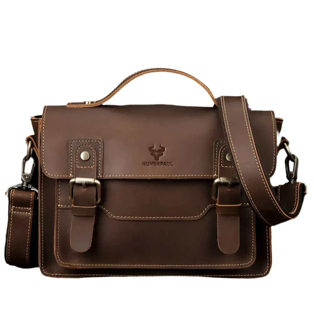 Leather Men's Messenger Bag