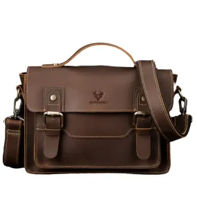 Leather Men's Messenger Bag