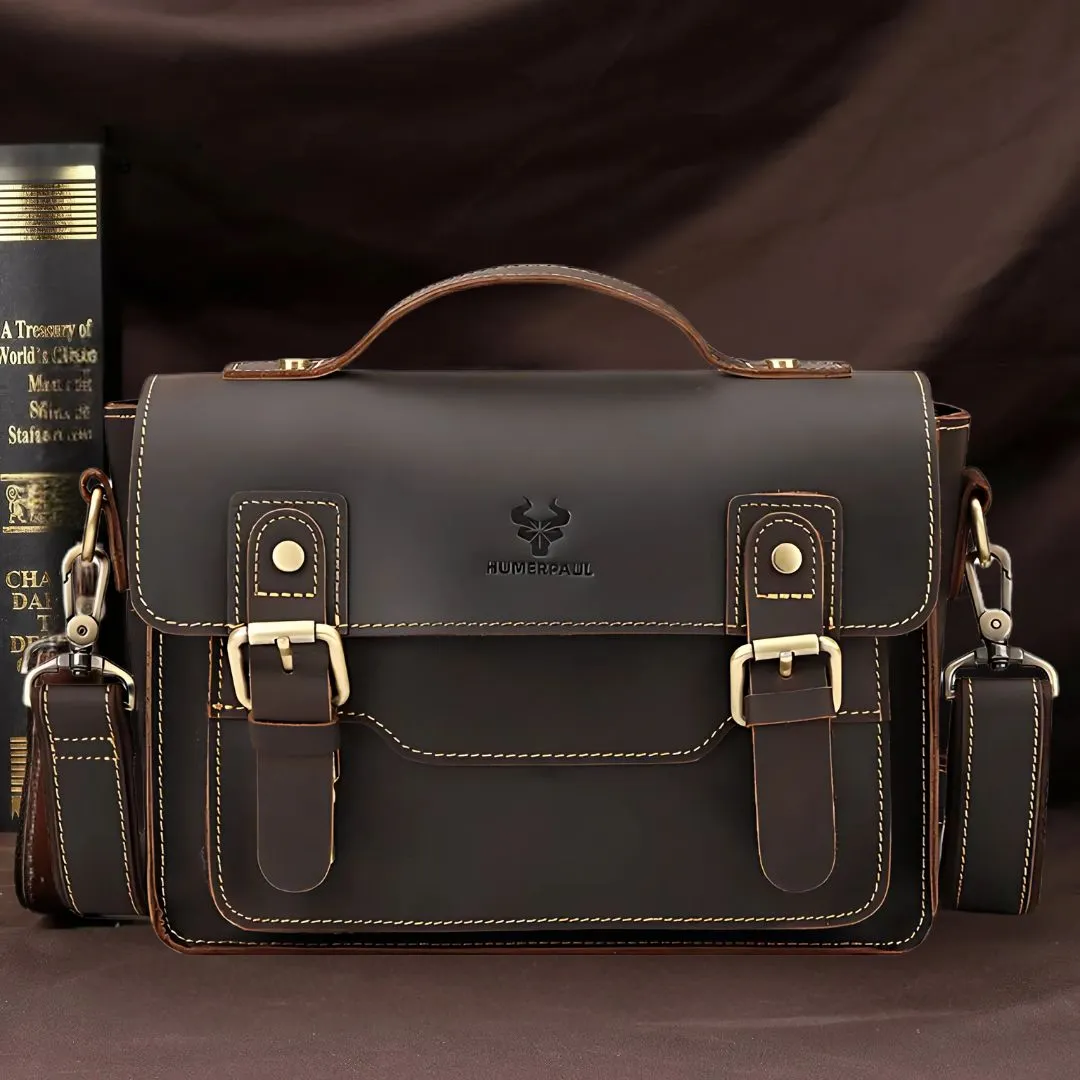 Leather Men's Messenger Bag