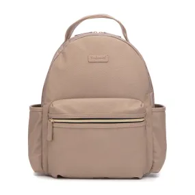 Lola Vegan Leather Backpack Almond