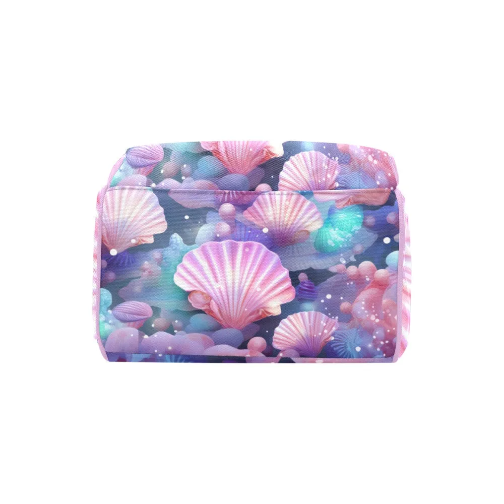 Pastel Seashells Multi-Function Backpack