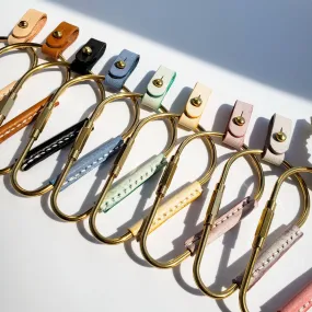 Pear Brass Key Carabiner