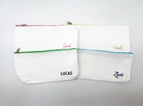 Premium Canvas Fabric Pencil Case (Name Printing)