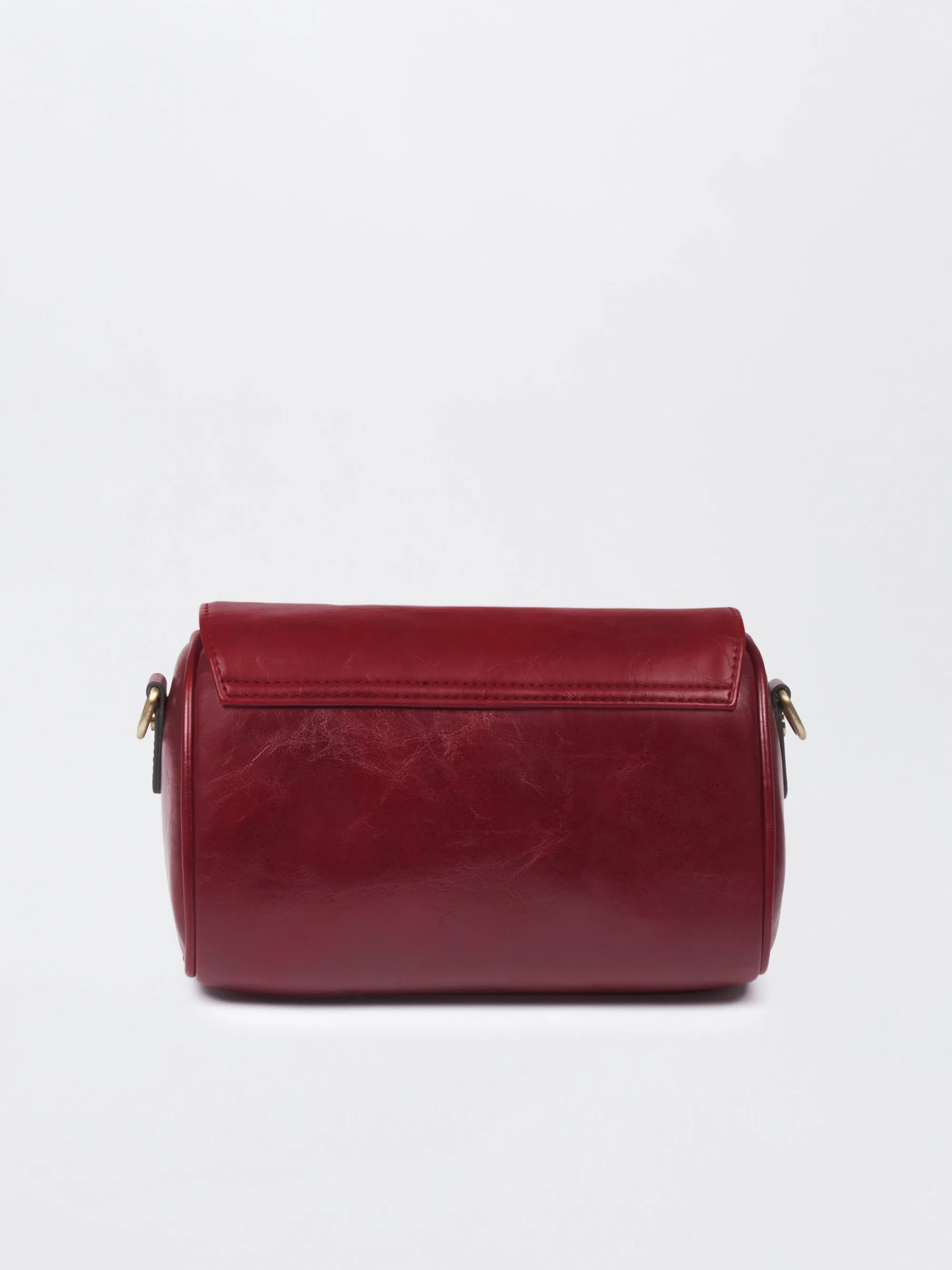 Rosewood Maroon Retro Style Flap Sling
