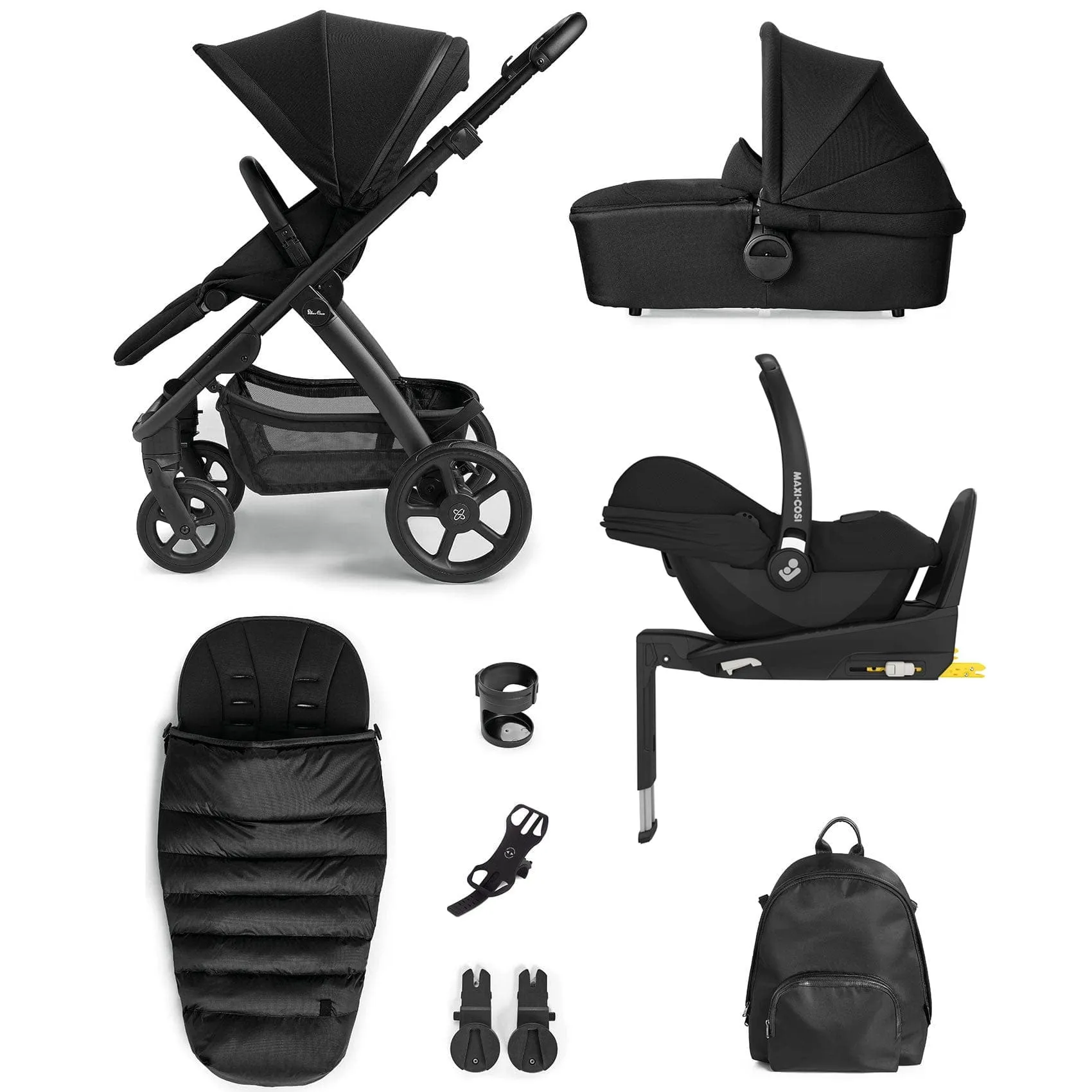 Silver Cross Tide 3 in 1 Cabriofix Bundle in Space