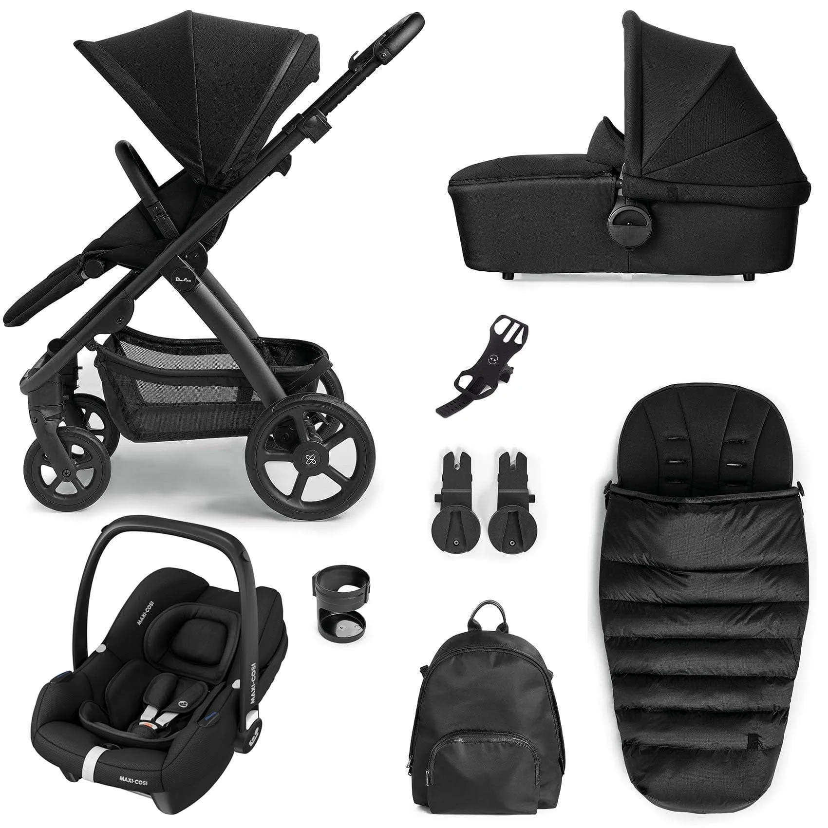 Silver Cross Tide 3 in 1 Cabriofix Bundle in Space