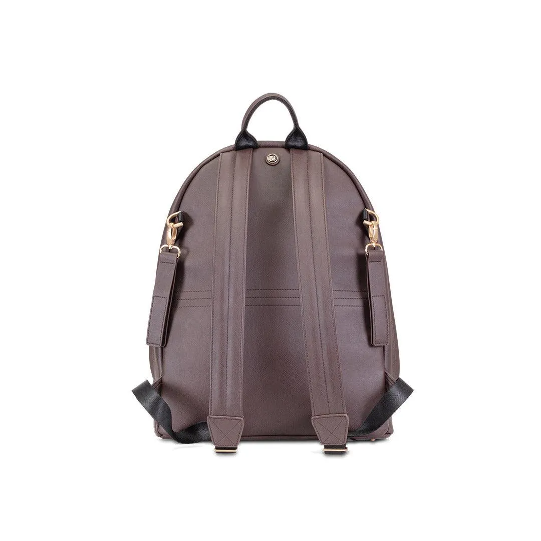 Silver Cross Vegan Leather Changing Rucksack - Cocoa