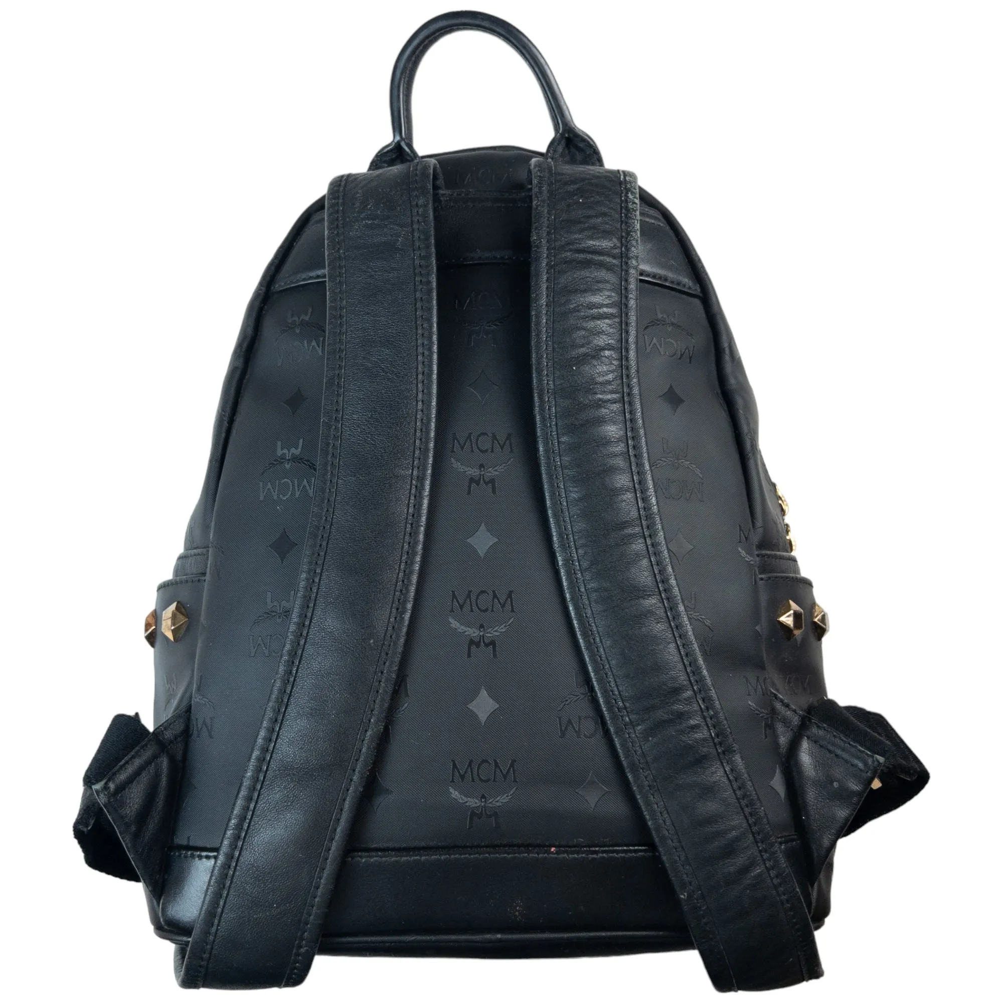 Vintage MCM Monogram Leather Backpack