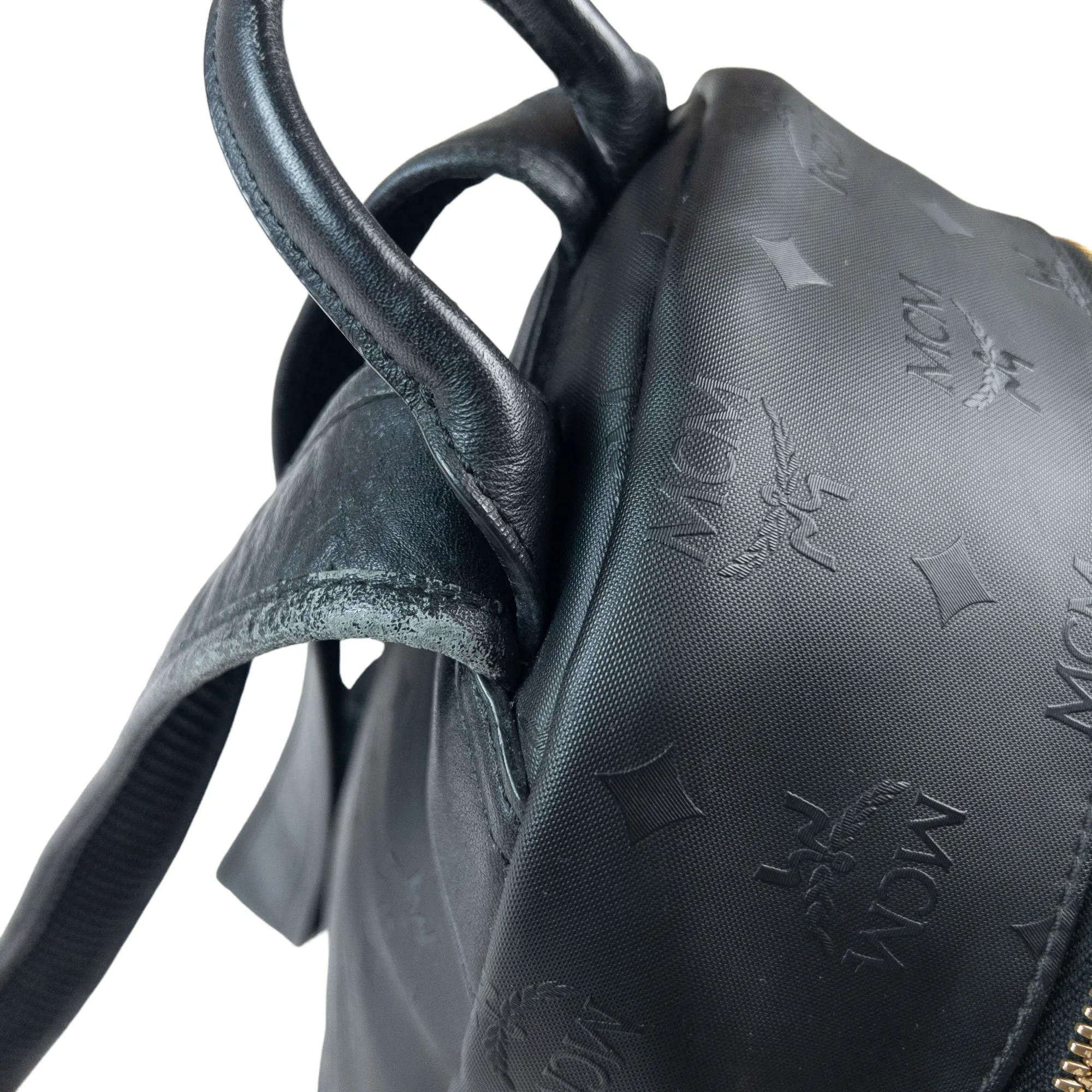 Vintage MCM Monogram Leather Backpack