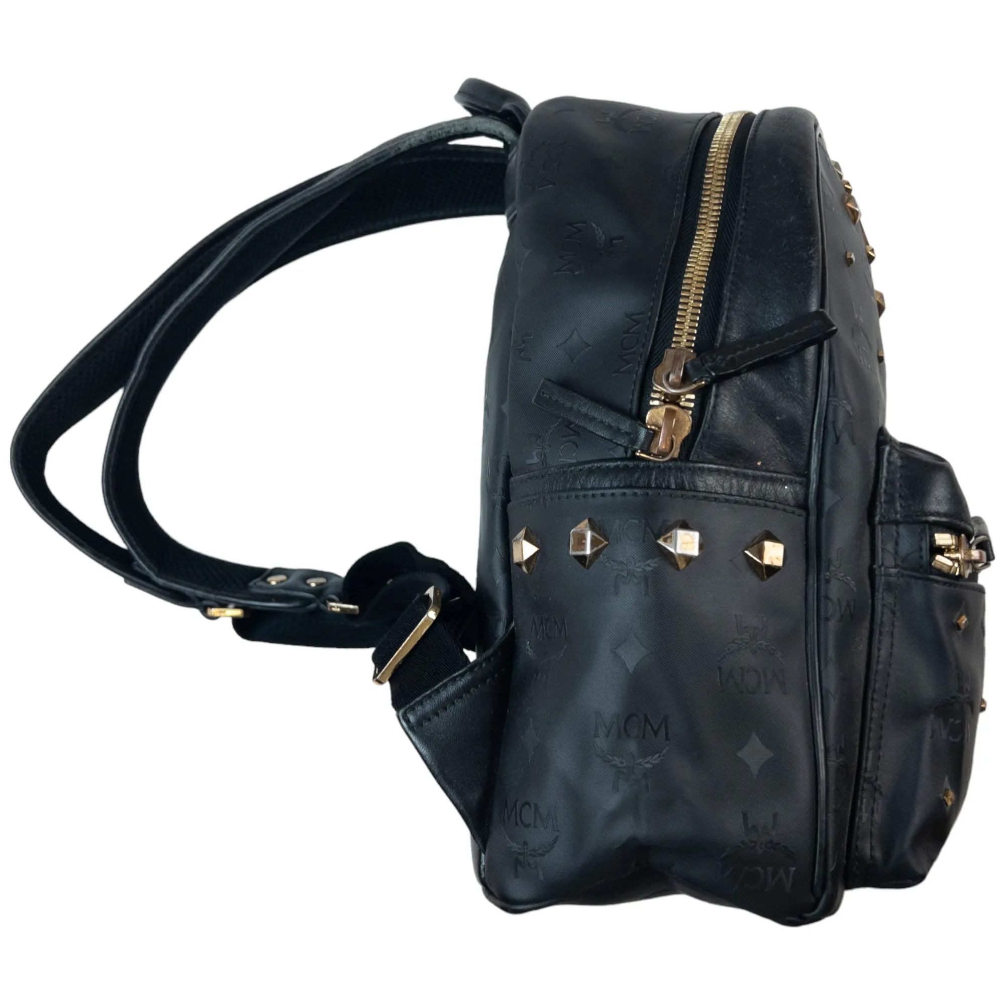 Vintage MCM Monogram Leather Backpack