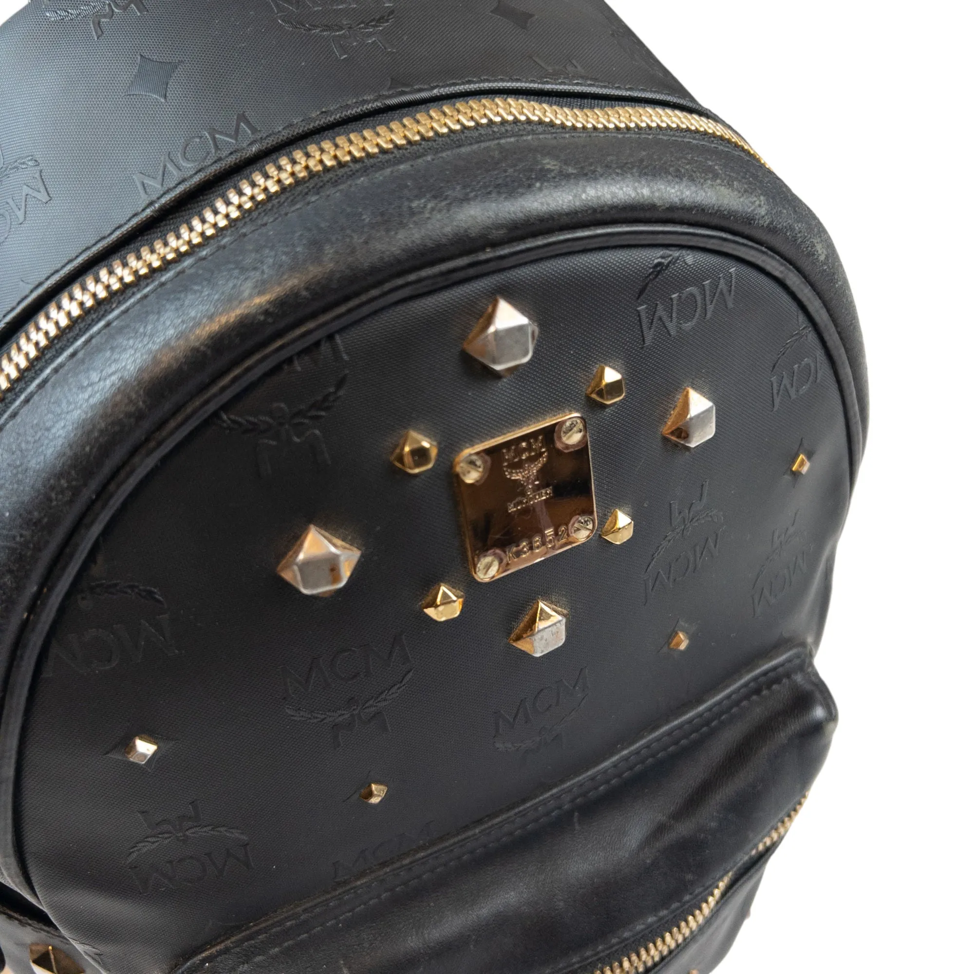 Vintage MCM Monogram Leather Backpack
