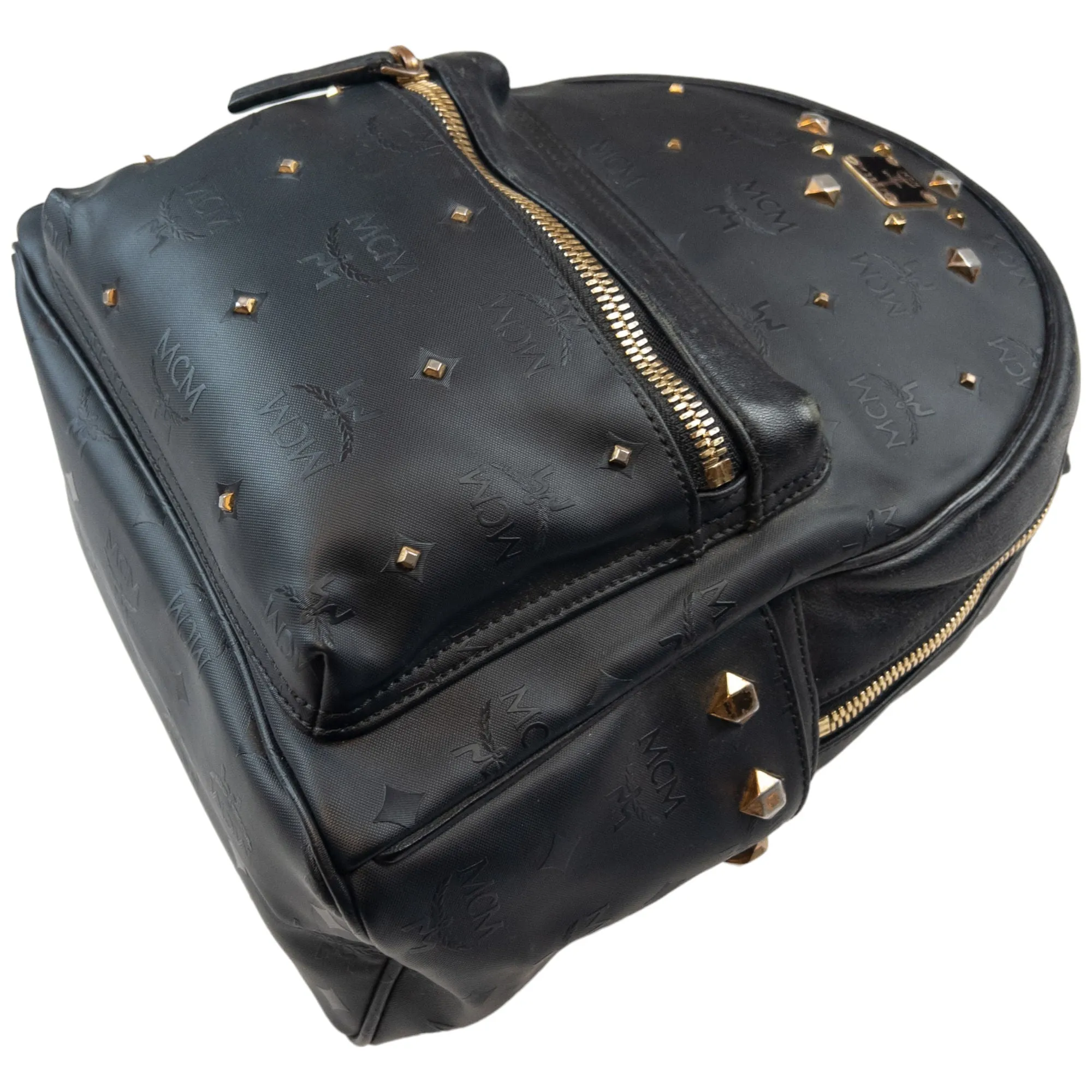 Vintage MCM Monogram Leather Backpack
