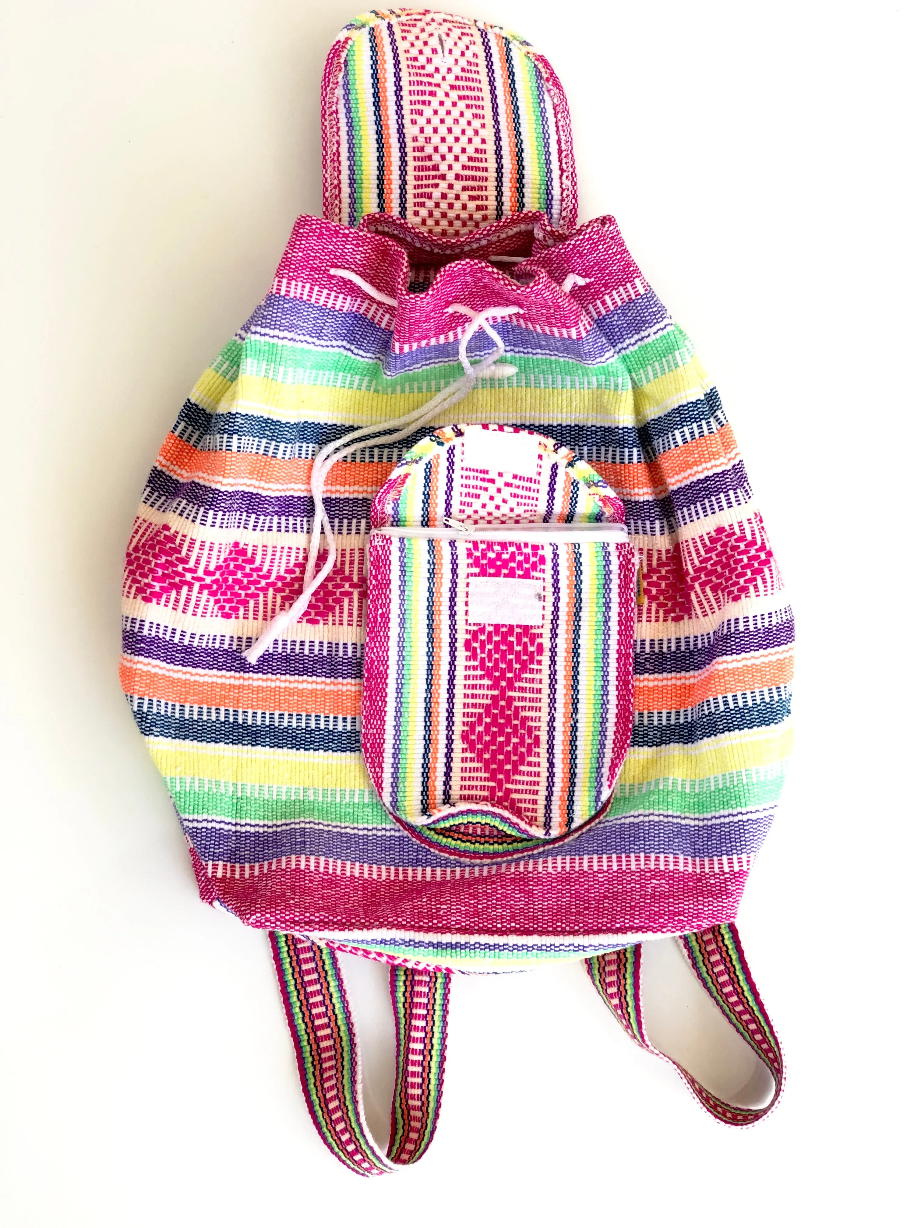 VINTAGE: Puerto Escondido Woven Backpack