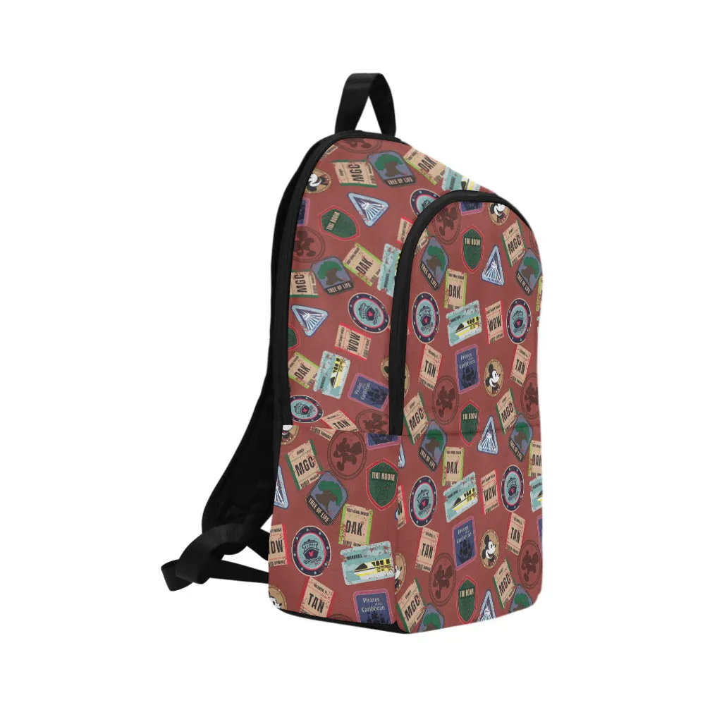 Vintage Travel Fabric Backpack