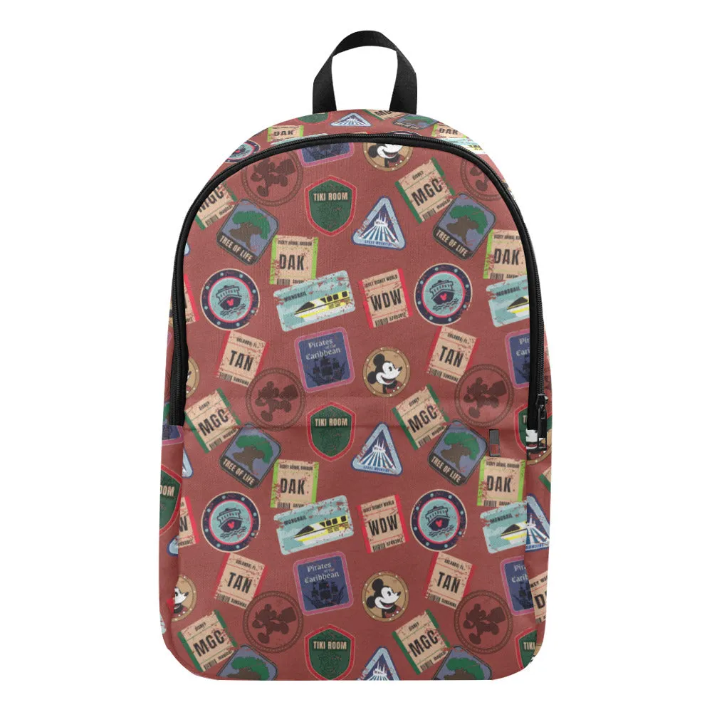 Vintage Travel Fabric Backpack