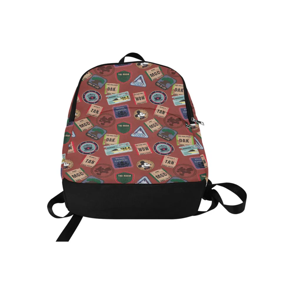 Vintage Travel Fabric Backpack