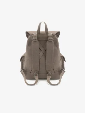 VINTAGE WASHED CANVAS BACKPACK "MOSQUETS"