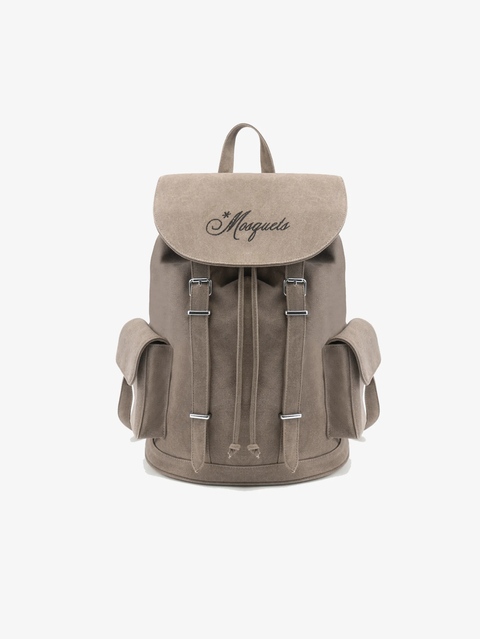 VINTAGE WASHED CANVAS BACKPACK "MOSQUETS"
