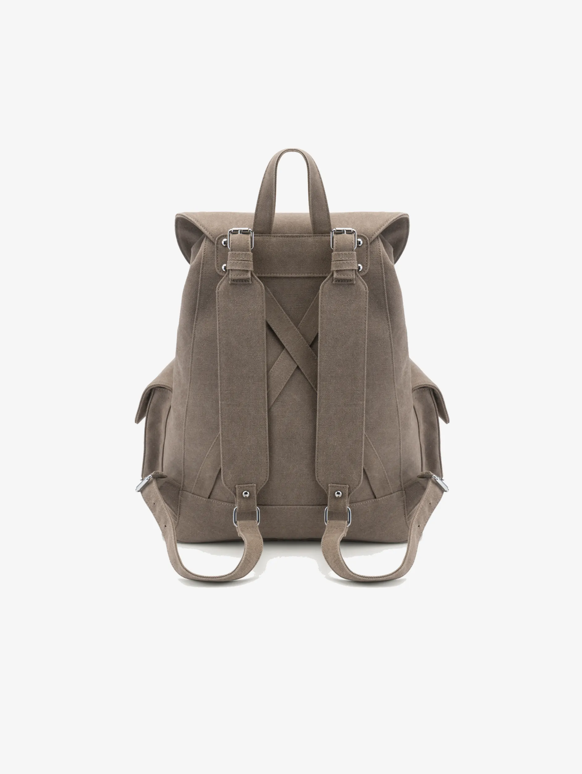 VINTAGE WASHED CANVAS BACKPACK "MOSQUETS"