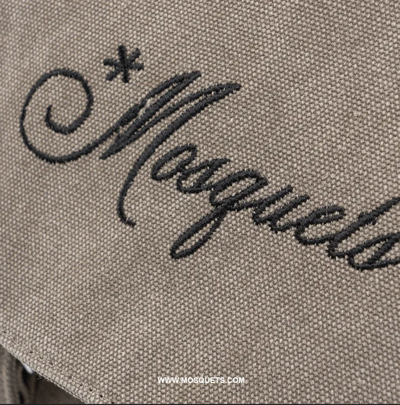 VINTAGE WASHED CANVAS BACKPACK "MOSQUETS"