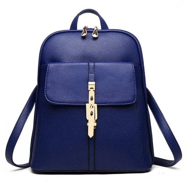 Women Backpack Bags Rucksack Leather Backpacks Schoolbags Women Bag Travel Shoulder Bag mochila feminina #25