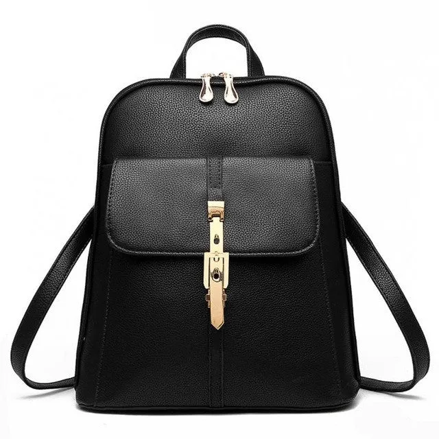 Women Backpack Bags Rucksack Leather Backpacks Schoolbags Women Bag Travel Shoulder Bag mochila feminina #25