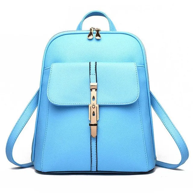 Women Backpack Bags Rucksack Leather Backpacks Schoolbags Women Bag Travel Shoulder Bag mochila feminina #25