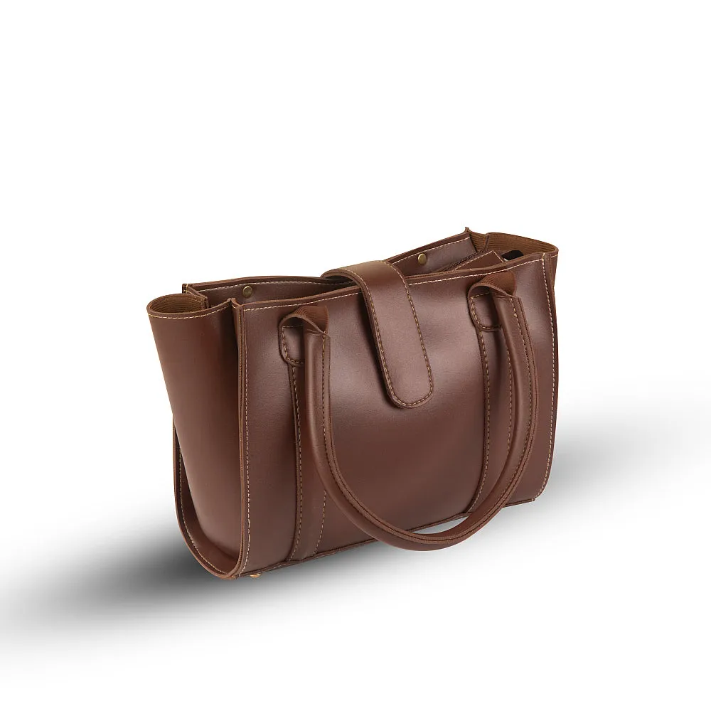 Zenvy Brown Coral Shoulder Bag